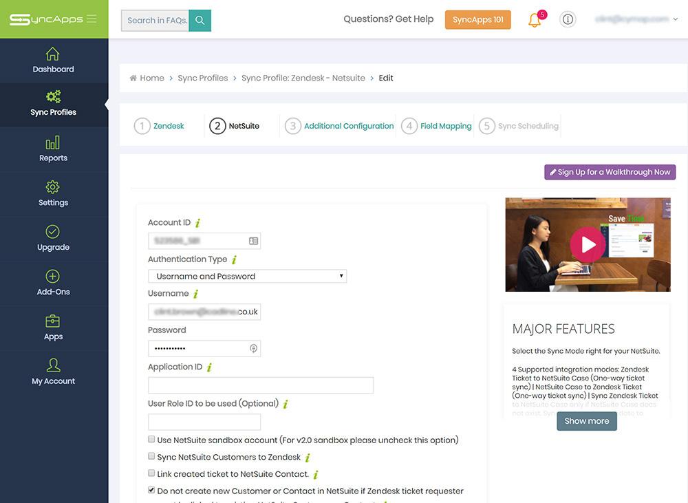 Integrate Zendesk For NetSuite