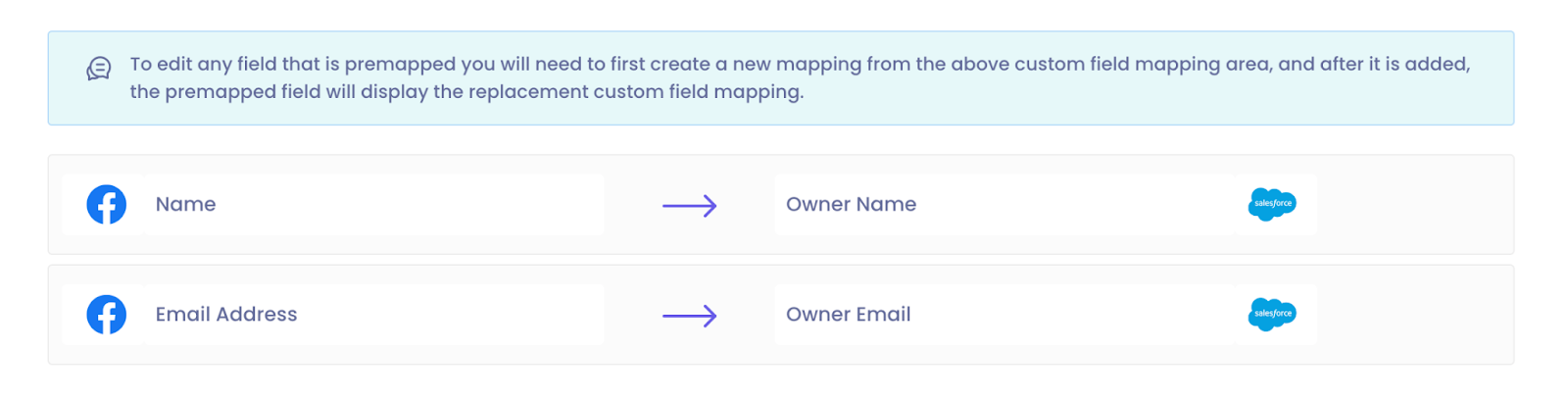 Step 3 Field Mapping of SyncApps